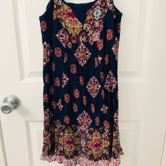 Boho Sundress with Spaghetti straps - Picture 2 of 4